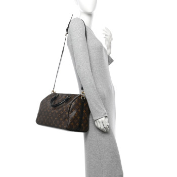 LOUIS VUITTON Monogram My World Tour Speedy Bandouliere 30 Black