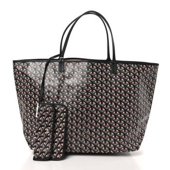 GOYARD Goyardine Saint Louis Claire Voie GM Black Pink