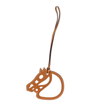 HERMES Swift Paddock Cheval Horse Bag Charm Gold