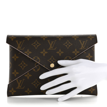 LOUIS VUITTON Monogram Large Kirigami Pochette Insert Rose Ballerine