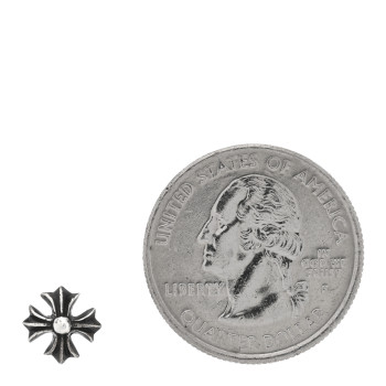 CHROME HEARTS Sterling Silver Maltese Cross Single Earring
