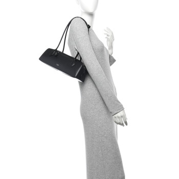 ALAIA Goatskin Medium Le Teckel Bag Black