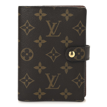LOUIS VUITTON Monogram Small Ring Agenda Cover