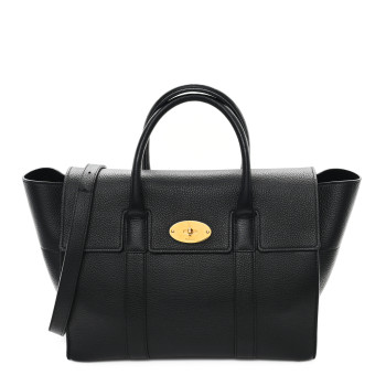 MULBERRY Classic Grain Medium New Bayswater Black