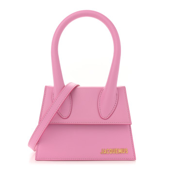JACQUEMUS Smooth Calfskin Le Chiquito Moyen Light Pink