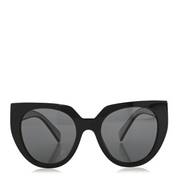PRADA Acetate Sunglasses SPR 14W Black White