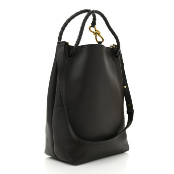 BOTTEGA VENETA Silky Calfskin Small Andiamo Bucket Bag Fondant