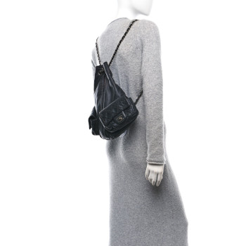 CHANEL Calfskin Large Backpack Is Back Black