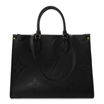 LOUIS VUITTON Empreinte Monogram Giant Onthego MM Black