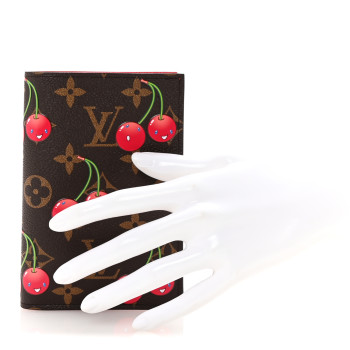 LOUIS VUITTON LV X TM Monogram Cerises Passport Cover