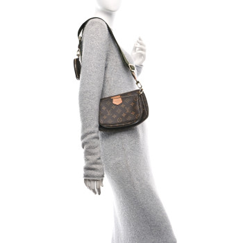 LOUIS VUITTON Monogram Multi Pochette Accessories Kaki