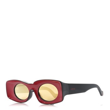 LOEWE Acetate Sunglasses LW40033I Black Red