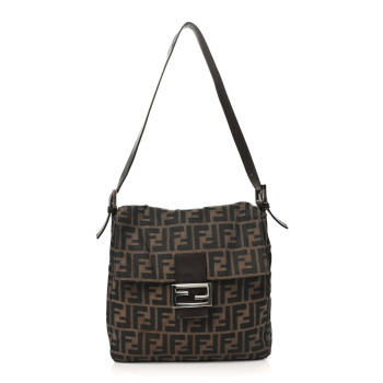 FENDI Zucca Mama Baguette Tobacco