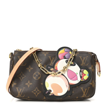 LOUIS VUITTON LV X TM Monogram Superflat Panda Pochette Accessories