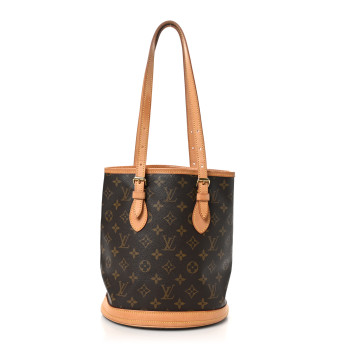 LOUIS VUITTON Monogram Petit Bucket 23