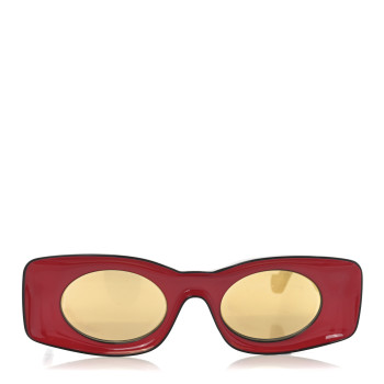 LOEWE Acetate Sunglasses LW40033I Black Red