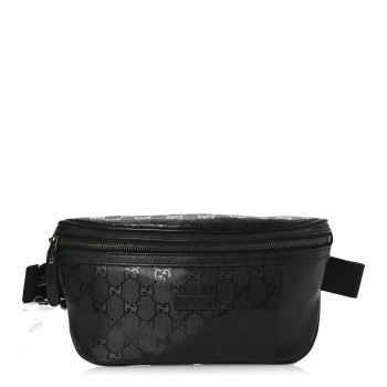 GUCCI Imprime Monogram Belt Bag Black