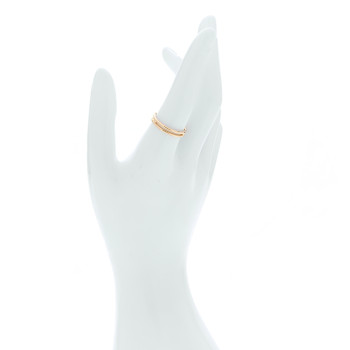 HERMES 18K Yellow Gold Ariane Wedding Band Ring 59 8.75
