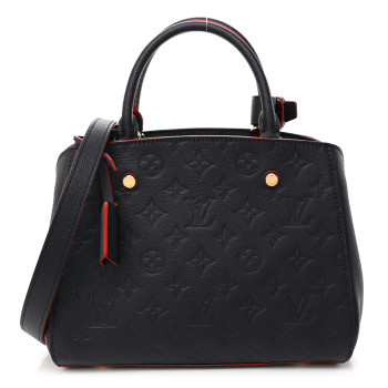 LOUIS VUITTON Empreinte Montaigne BB Marine Rouge