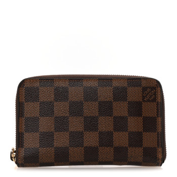 LOUIS VUITTON Damier Ebene Zippy Compact Wallet