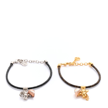 LOUIS VUITTON Monogram Vivienne Amour Bracelet Set