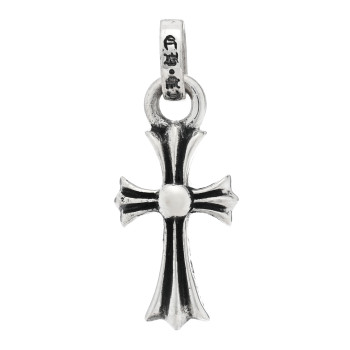 CHROME HEARTS Sterling Silver Baby Fat Cross Single Earring