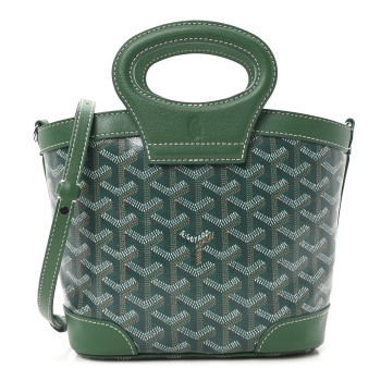 GOYARD Goyardine Beluga Mini Green