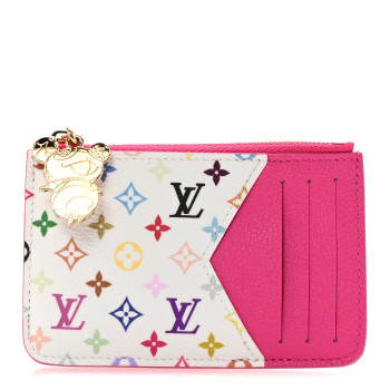 LOUIS VUITTON LV X TM Monogram Romy Card Holder Kawaii Pink