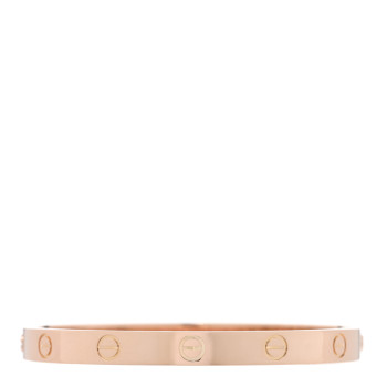 CARTIER 18K Pink Gold LOVE Bracelet 17