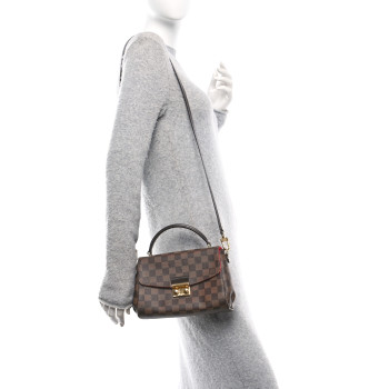 LOUIS VUITTON Damier Ebene Croisette