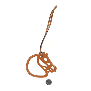 HERMES Swift Paddock Cheval Horse Bag Charm Gold