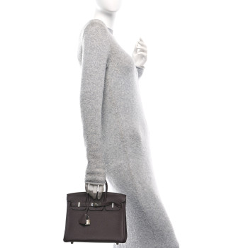 HERMES Togo Birkin 25 Chocolate