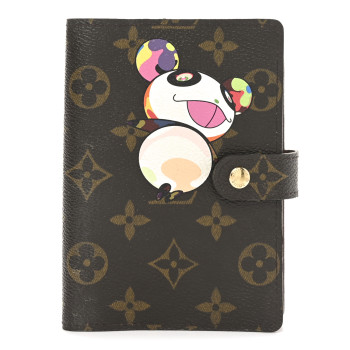 LOUIS VUITTON Monogram Panda Small Ring Agenda Cover