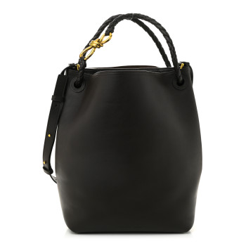 BOTTEGA VENETA Silky Calfskin Small Andiamo Bucket Bag Fondant