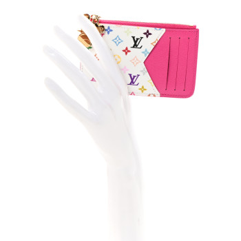 LOUIS VUITTON LV X TM Monogram Romy Card Holder Kawaii Pink