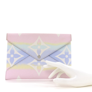 LOUIS VUITTON Monogram Escale Large Kirigami Pochette Pastel