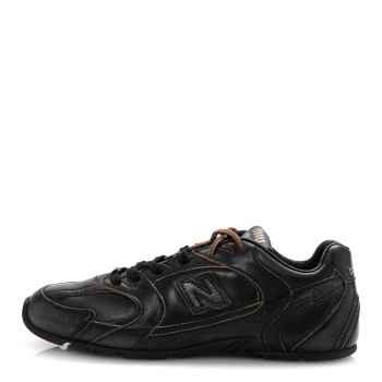 MIU MIU X NEW BALANCE Vitello Deco 530 SL Sneakers 38.5 Black