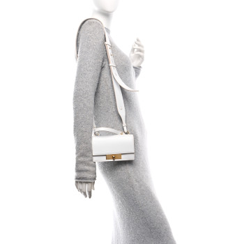 ALEXANDER MCQUEEN Calfskin Skull Lock Mini Crossbody Bag