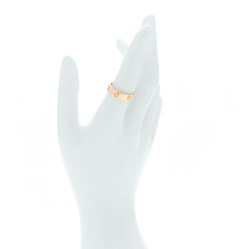CARTIER 18K Yellow Gold 5.5mm LOVE Ring 56 7.75