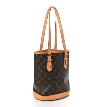 LOUIS VUITTON Monogram Petit Bucket 23