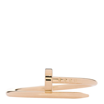 CARTIER 18K Yellow Gold Small Juste Un Clou Ring 64 10.75