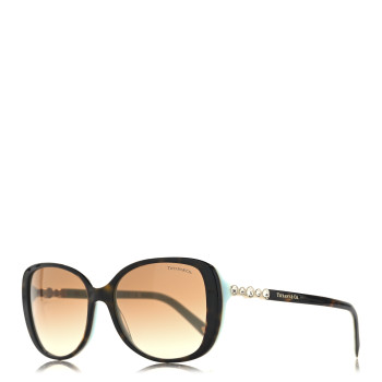 TIFFANY Crystal TF4121-B Sunglasses Tortoise Blue