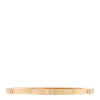 CARTIER 18K Yellow Gold Small LOVE Bracelet 16
