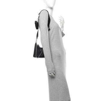 PRADA Nylon Re-Edition 2005 Shoulder Bag Black