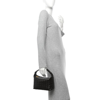 BOTTEGA VENETA Calfskin Nappa Intrecciato Mini Wallace Fondant