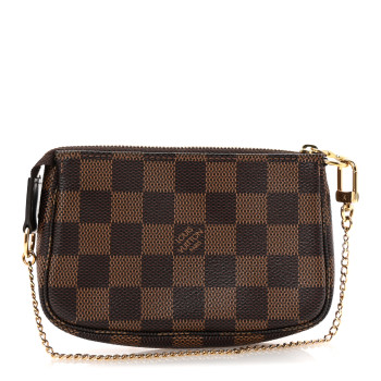 LOUIS VUITTON Damier Ebene Mini Pochette Accessories