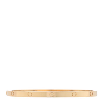CARTIER 18K Yellow Gold Small LOVE Bracelet 16