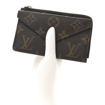 LOUIS VUITTON Monogram Recto Verso Card Holder Black