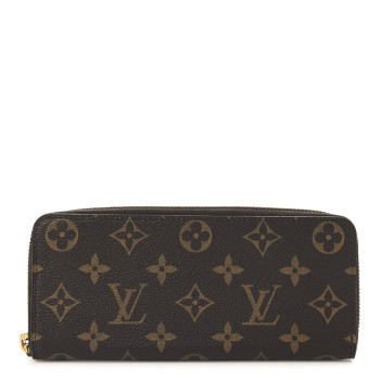LOUIS VUITTON Monogram Clemence Wallet Fuchsia