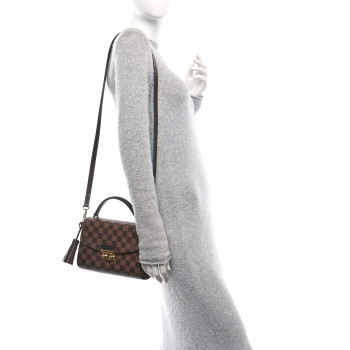 LOUIS VUITTON Damier Ebene Croisette